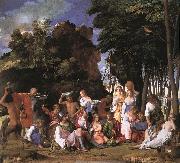 BELLINI, Giovanni The Feast of the Gods china oil painting reproduction